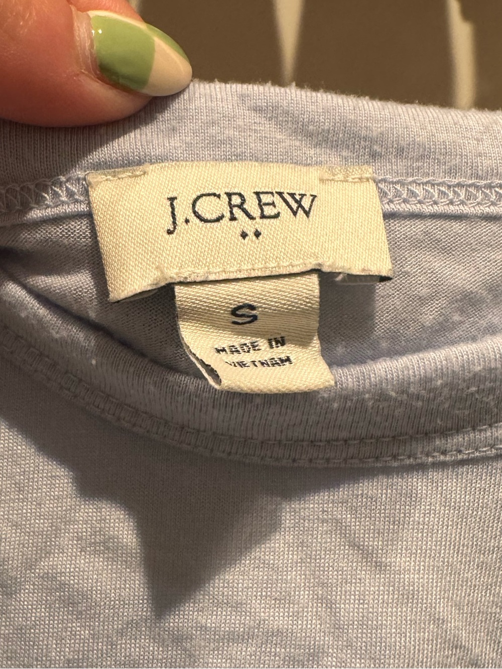 J. Crew Light Lavender Ribbed Tank Top - Picture 3 of 4